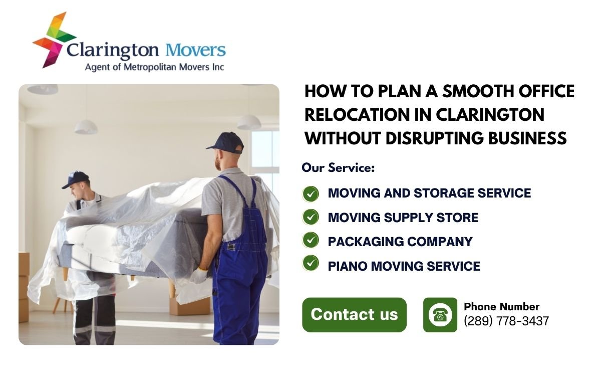 How to Plan a Smooth Office Relocation in Clarington Without Disrupting Business