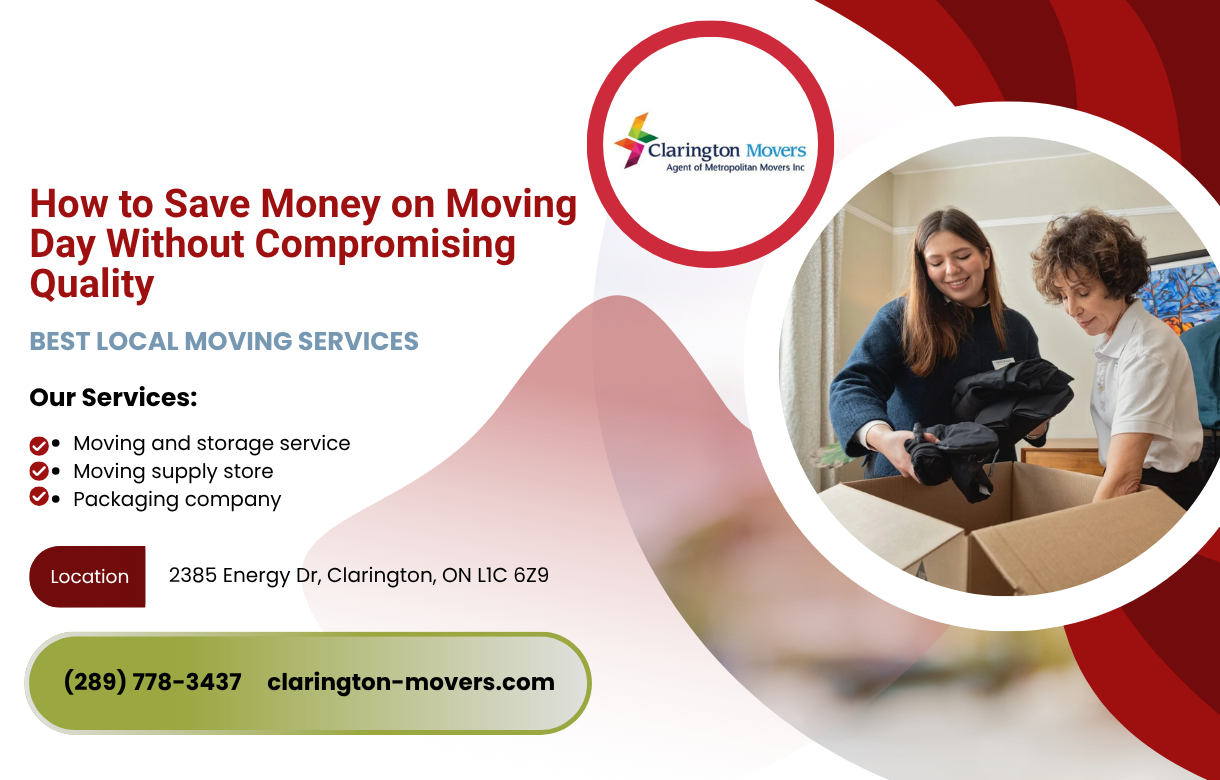 How to Save Money on Moving Day Without Compromising Quality