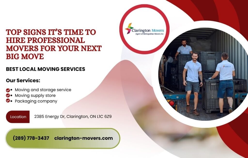 Top Signs It’s Time to Hire Professional Movers for Your Next Big Move 3 Top Signs It’s Time to Hire Professional Movers for Your Next Big Move