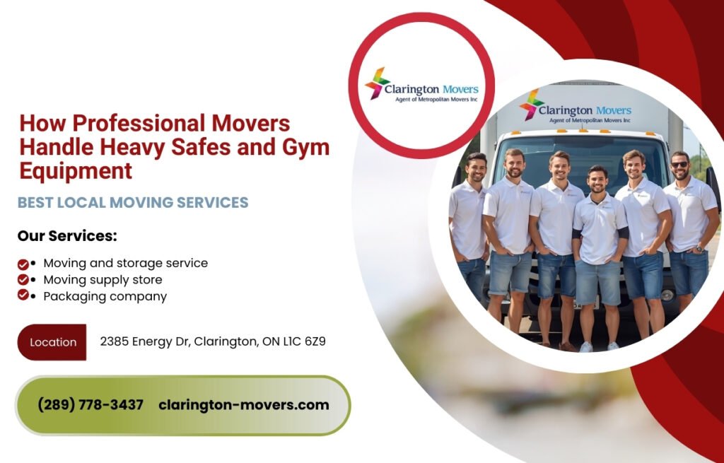 How Professional Movers Handle Heavy Safes and Gym Equipment