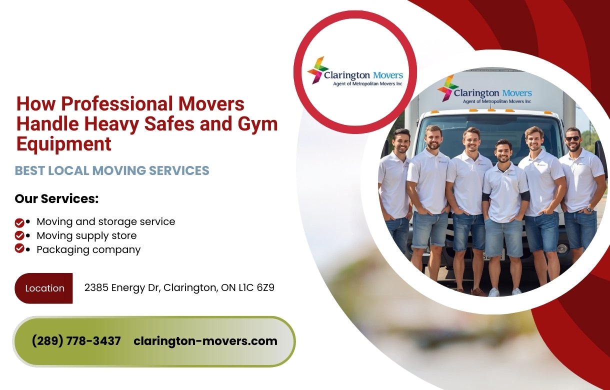 How Professional Movers Handle Heavy Safes and Gym Equipment