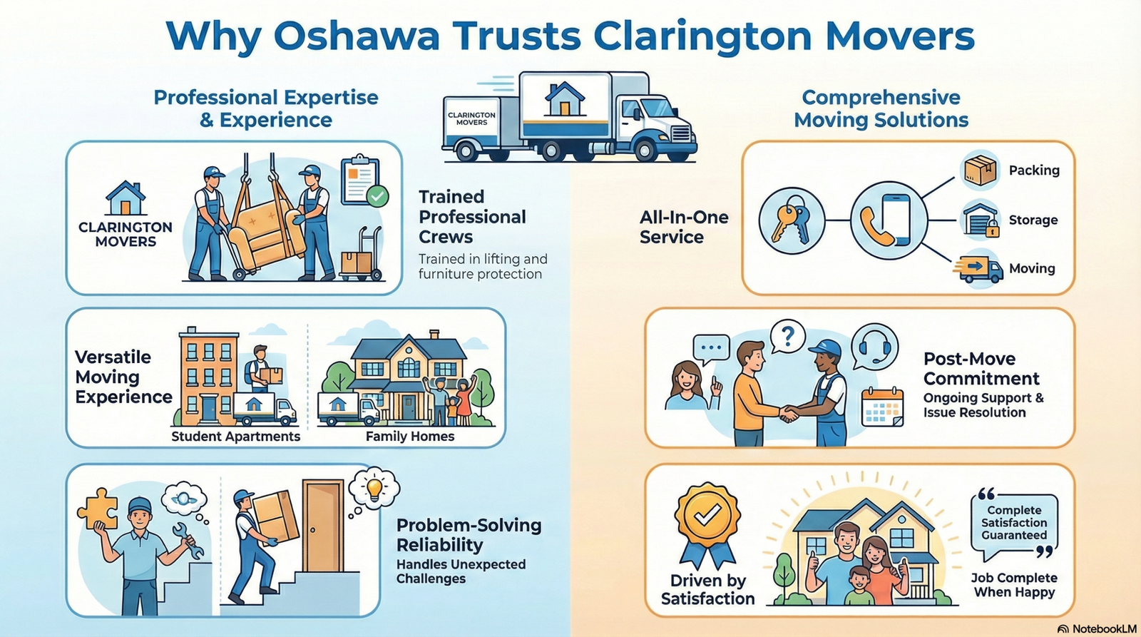 Why Oshawa Residents Choose Clarington Movers